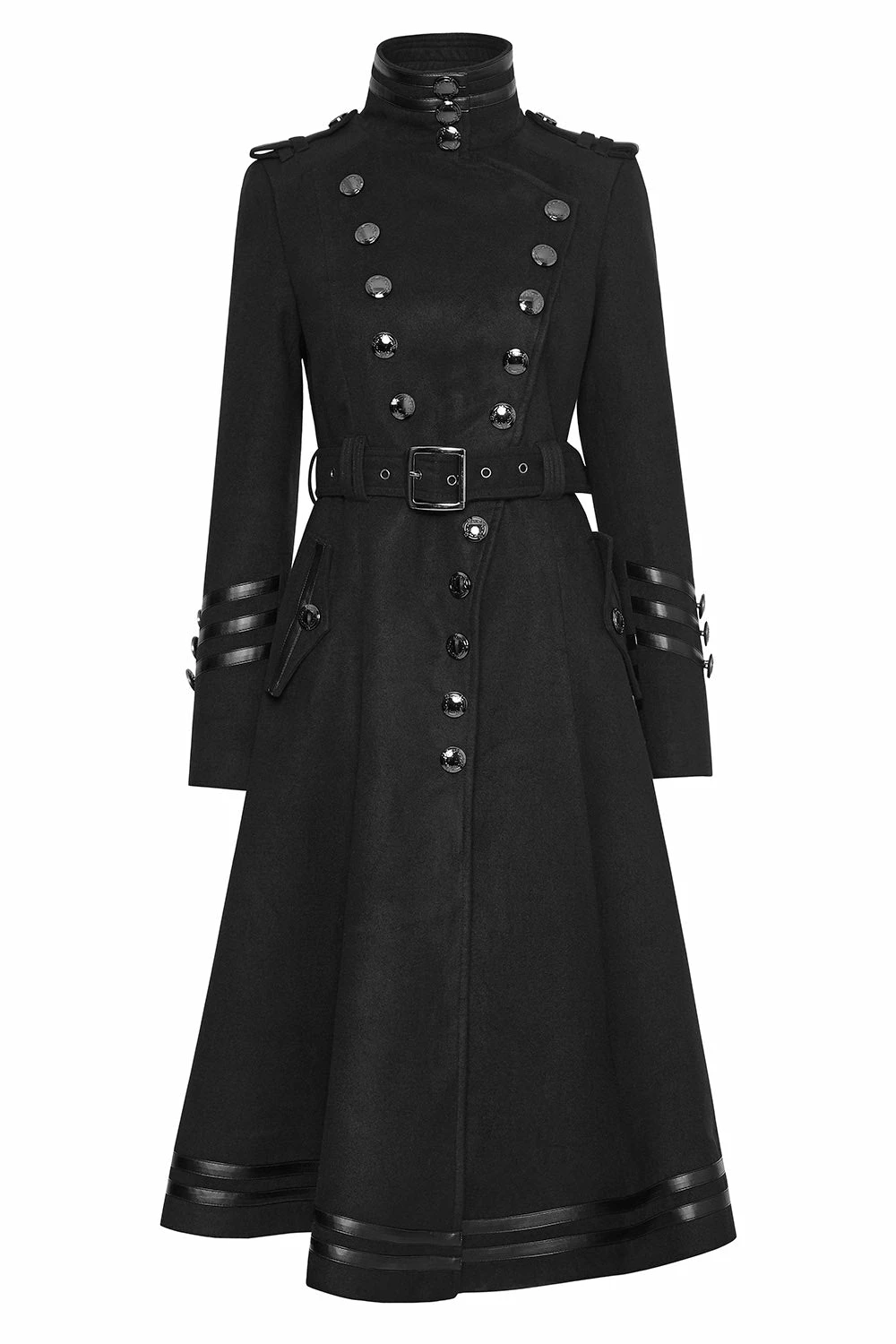 PUNK RAVE Seance Soldier Military Goth Coat 8 PUNK RAVE Seance Soldier Military Goth Coat - Image 6