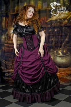 Gallery Serpentine Burgundy Beauty Corset Gown, Made To Measure -AKUMU INK shop 002 ChrisBrunton 2 f5b1c392 2bde 4482 958b 0e0bad6560cb