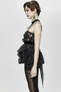 DEVIL FASHION Victorian Spell Lace Top -AKUMU INK shop 01031496