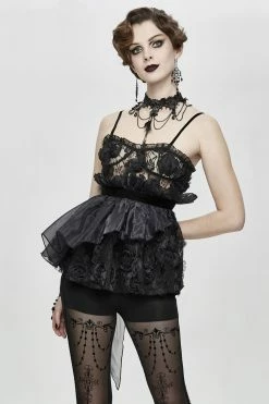 DEVIL FASHION Victorian Spell Lace Top -AKUMU INK shop 01031505
