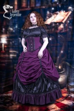 Gallery Serpentine Burgundy Beauty Corset Gown, Made To Measure -AKUMU INK shop 024 IlonaAbou Zolof 001 710bfef2 b4f6 4891 bdbe 0d56c530232d