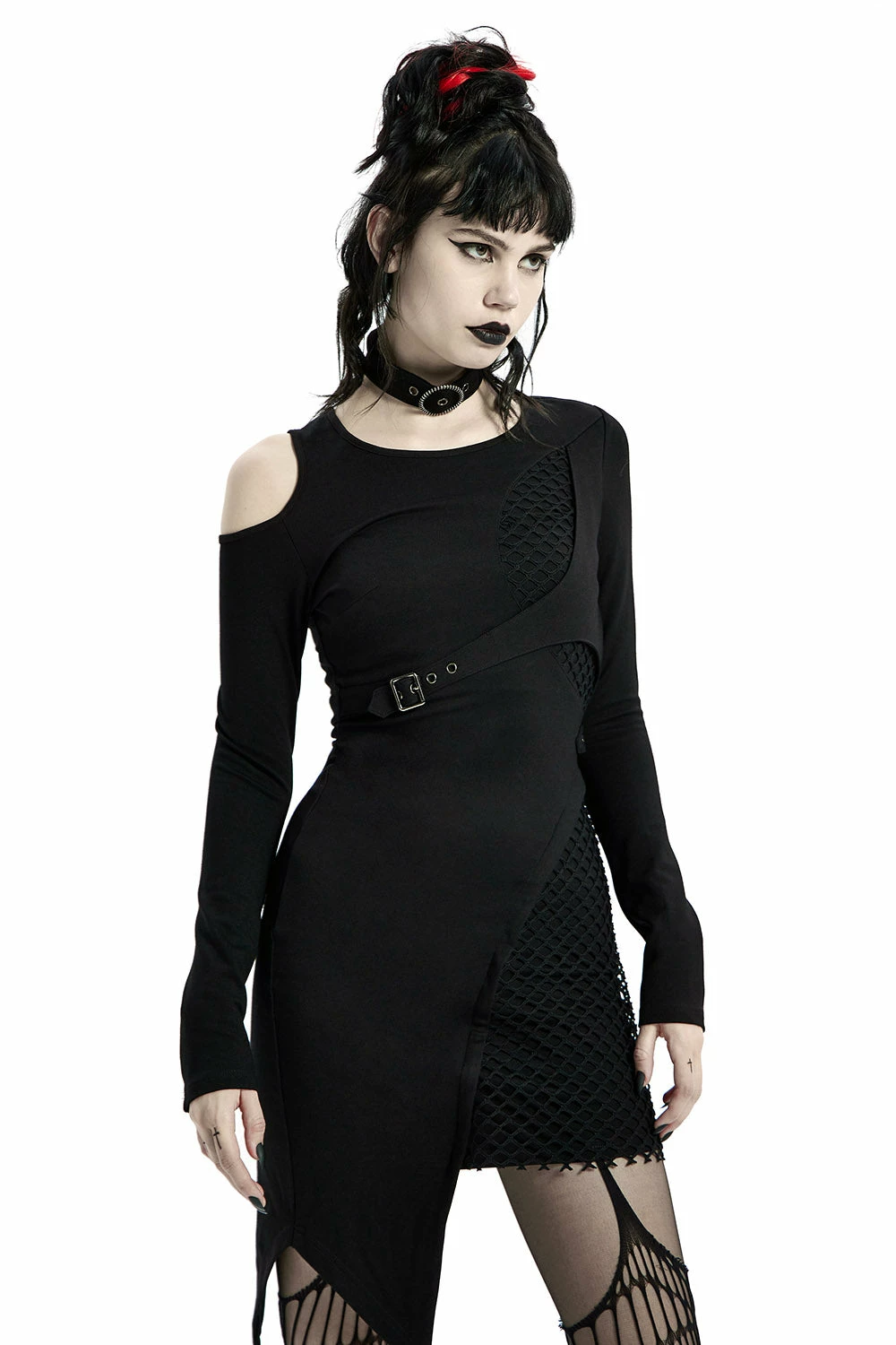 PUNK RAVE Baddycore Bodycon Mini Dress 3 PUNK RAVE Baddycore Bodycon Mini Dress