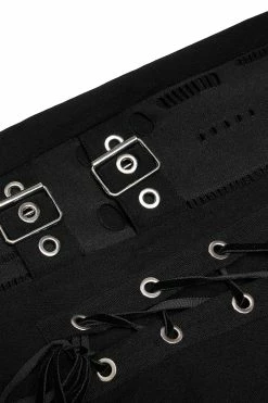 PUNK RAVE Black Blood Skinny Jeans -AKUMU INK shop 07613