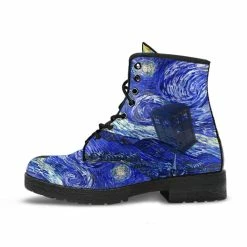 Gallery Serpentine Van Gogh & The Doctor Vegan Boots, FREE Shipping -AKUMU INK shop 10230 0 0x2 1024x1024 2x 008d59f8 7b74 4ac8 a0b6 2f86878fd62b