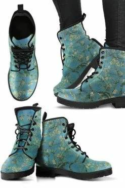 Gallery Serpentine Van Gogh Almond Blossom Print Boots, FREE Shipping