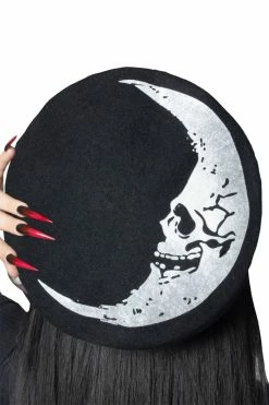 Kreepsville Crescent Moon Beret Hat