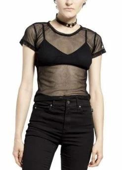 TRIPP NYC Tripp Fishnet Baby Tee -AKUMU INK shop 12124 1 bacae443 0e19 41a0 bdd0 780ce0f5b08f