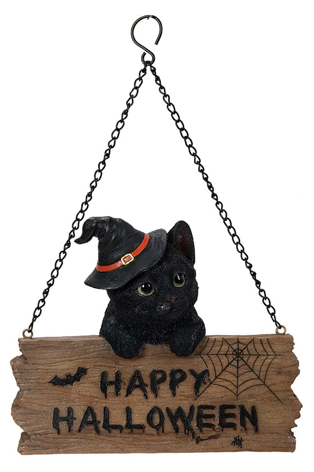 Pacific Giftware Black Kitten W/ Board Hanging Sign 3 Pacific Giftware Black Kitten W/ Board Hanging Sign