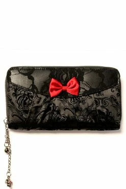 Banned Apparel Ivy Black Lace Wallet