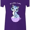 Gallery Serpentine Teacup Cat T-shirt -AKUMU INK shop 14