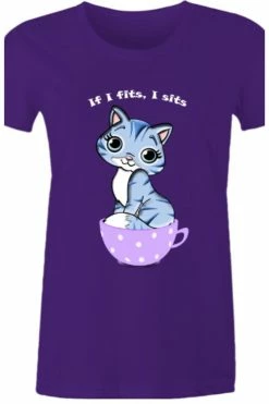 Gallery Serpentine Teacup Cat T-shirt