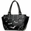 Banned Apparel Batty Babe Handbag [BLACK/WHITE] -AKUMU INK shop 1409045699BBN 797 BLK WHT