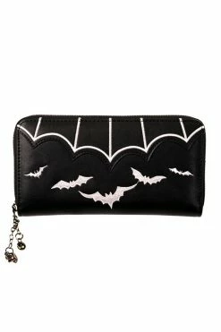 Banned Apparel Batty Babe Wallet [BLACK/WHITE]