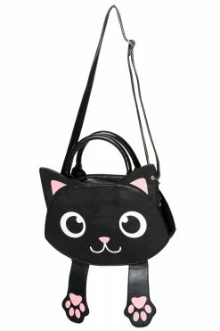 Banned Apparel Peek-A-Paws Purse -AKUMU INK shop 1499422721BG72036