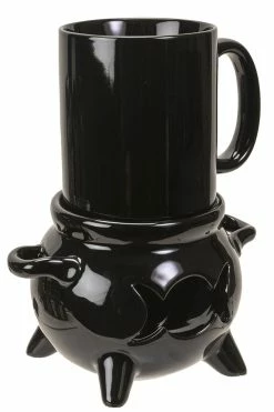 Alchemy Triple Moon Cauldron Tea Light Mug Warmer [W/Mug] -AKUMU INK shop 15226 4