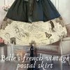 Gallery Serpentine Belle's French Vintage Postal Skirt, Pre-order -AKUMU INK shop 15 8722b94d ea81 4f18 91c4 059dbffb455d