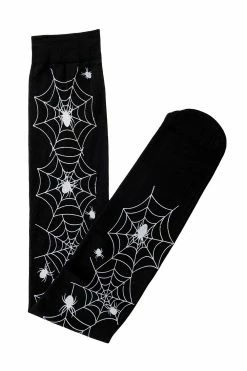 Banned Apparel Web Stockings -AKUMU INK shop 1611058652AC45425BLACK