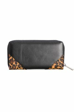 Banned Apparel Horror Punk Leopard Wallet [BLACK] -AKUMU INK shop 1611676559WT41069 BLACK2