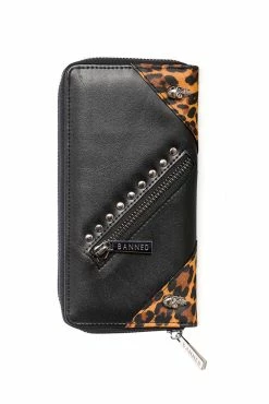 Banned Apparel Horror Punk Leopard Wallet [BLACK] -AKUMU INK shop 1611676559WT41069 BLACK4