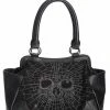 Banned Apparel Webbed Death Handbag -AKUMU INK shop 1611690443BG34253BLACK1