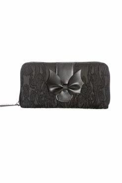 Banned Apparel Darkling Bat Bow Wallet [BLACK]