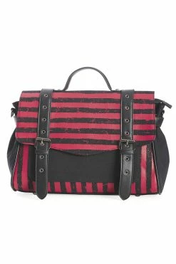 Banned Apparel Kreepy Krueger Striped Bag [RED/BLACK]