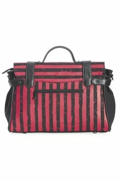 Banned Apparel Kreepy Krueger Striped Bag [RED/BLACK] -AKUMU INK shop 1642509027BG34320RED4