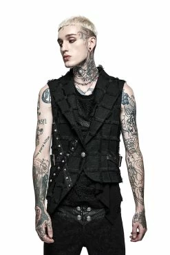 PUNK RAVE Slaughterhouse Punk Waistcoat -AKUMU INK shop 17236
