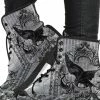 Gallery Serpentine RAVEN Gothic Grey, Vegan Women's Boots, FREE Shipping -AKUMU INK shop 1 591c75d6 4bab 47ad a113 15bcff926e00
