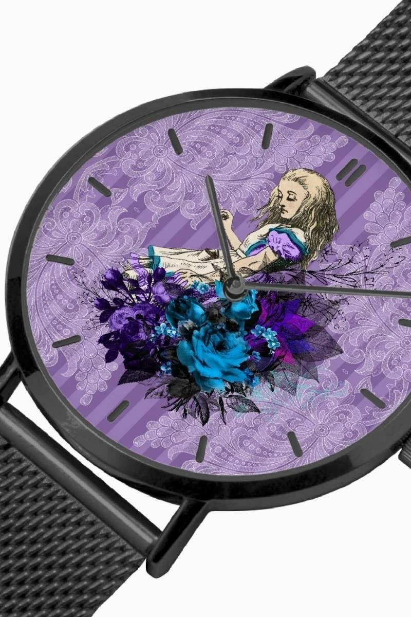 Gallery Serpentine Purple Alice In Wonderland Watch 4 Gallery Serpentine Purple Alice In Wonderland Watch - Image 2