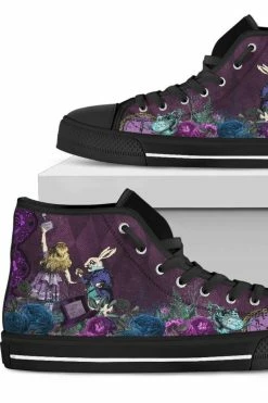 Gallery Serpentine Alice In Wonderland Gothic Hi Tops, FREE Shipping