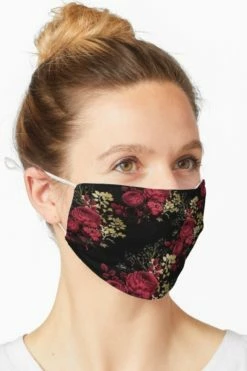 Gallery Serpentine Red Roses -Mask