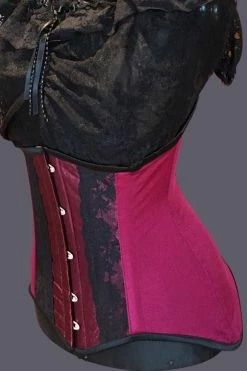 Gallery Serpentine Berry & Burgundy Shape Wear Corset, One Only 24" -AKUMU INK shop 1 f53476f9 950b 4a94 ab9b 95245568d17c