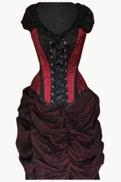 Gallery Serpentine Corsetry Ruby Turn Of The Century Corset, Front Laced, Custom Sized -AKUMU INK shop 1 f5b57d88 11b0 4169 a9ca e35644c03199