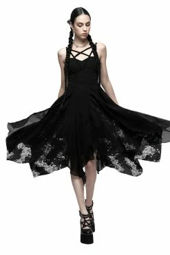 PUNK RAVE Spellcaster Chiffon Dress