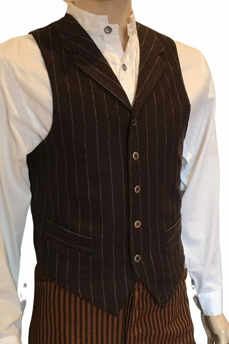 Gallery Serpentine Walnut Stripe Vest, S & M 7 Gallery Serpentine Walnut Stripe Vest, S & M - Image 5