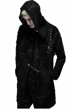 PUNK RAVE Dark Ages Distressed Cardigan -AKUMU INK shop 212121copy