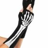 LEG AVENUE Skeleton Arm Warmers -AKUMU INK shop 2144