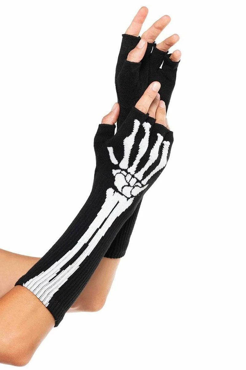LEG AVENUE Skeleton Arm Warmers 3 LEG AVENUE Skeleton Arm Warmers