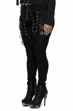 PUNK RAVE Black Blood Skinny Jeans -AKUMU INK shop 21940