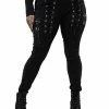 PUNK RAVE Black Blood Skinny Jeans -AKUMU INK shop 21971