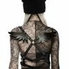 PUNK RAVE Fallen Angel Wings Harness [BLACK] -AKUMU INK shop 2200184A