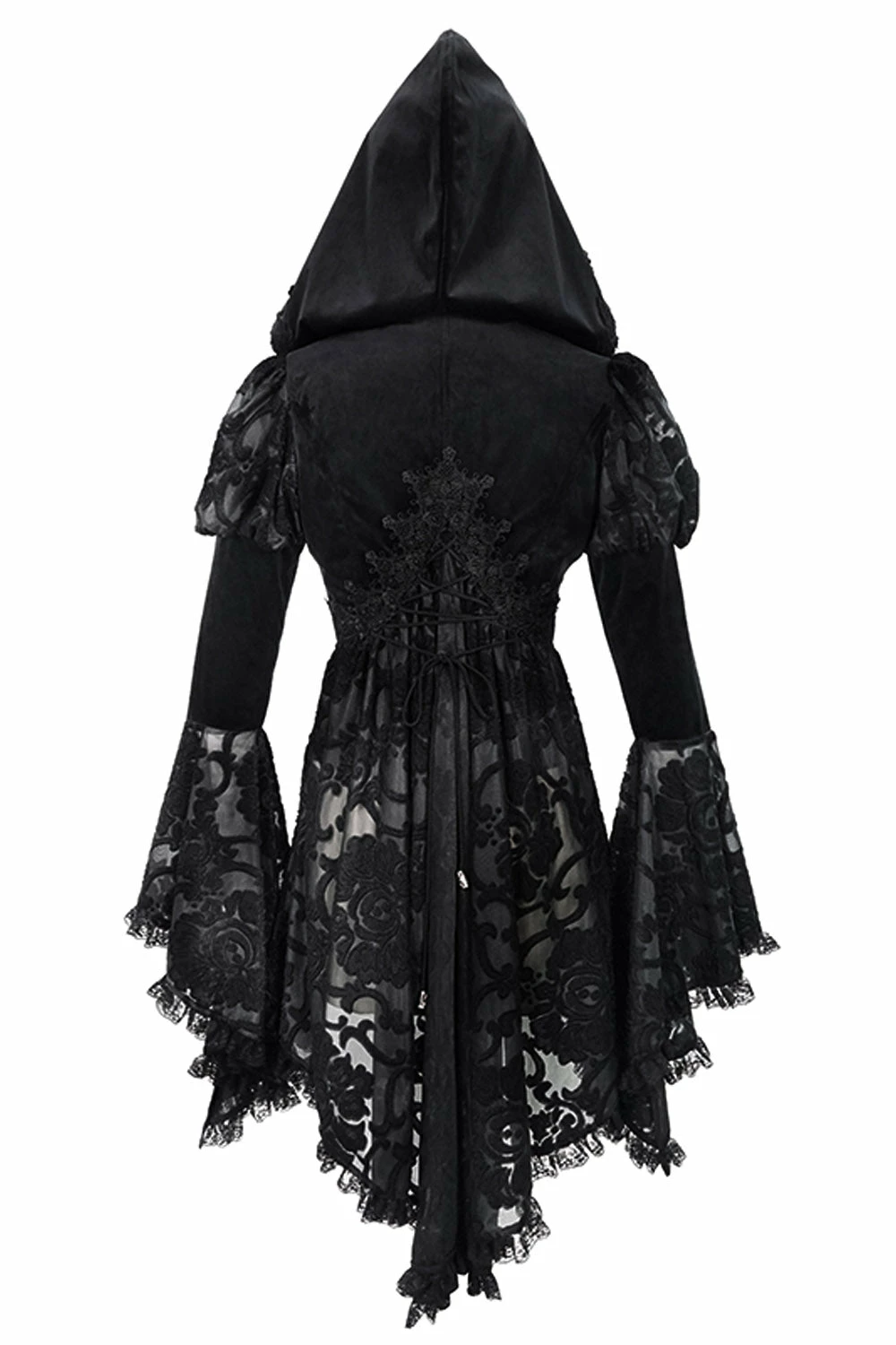 DEVIL FASHION Witcheress Floral Lace Tailcoat 12 DEVIL FASHION Witcheress Floral Lace Tailcoat - Image 10