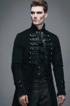 DEVIL FASHION Black Pirate Coat, S & M -AKUMU INK shop 23 b8d0762d 65ba 4243 a014 b45c98f9711d
