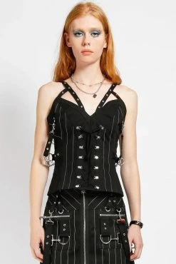 Tripp NYC Voidoid Corset [Godfather Stripe]