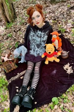 VampireFreaks Winnie The Pooh's Bloody Honey Hoodie [Zipper Or Pullover] -AKUMU INK shop 2567677867