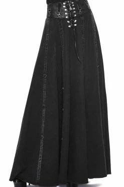 DEVIL FASHION Bustle Harness Maxi Skirt -AKUMU INK shop 2756786387