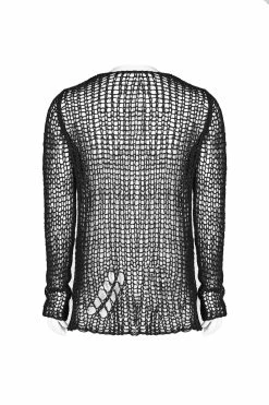 PUNK RAVE Doom Metal Shredded Top [UNISEX] -AKUMU INK shop 296f4207c8