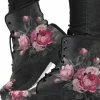 Gallery Serpentine Victorian Pink Roses On Grey, Vegan Women's Boots, FREE Shipping -AKUMU INK shop 2 24eee50b b1d8 496e bed3 f297b17eb4cc
