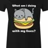 Gallery Serpentine Burger Cat Lives T-shirt -AKUMU INK shop 2 5069eef5 71fe 47d5 8393 d3fa76f7c63d